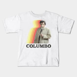 Columbo / Vintage Faded Style Retro TV Fan Design Kids T-Shirt